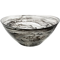 Bon Chef 14" x 12 1/2" Oval Smoke Resin Bowl