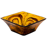 Bon Chef 10 1/2" Square Umber Resin Bowl