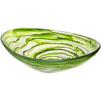 Bon Chef 7 3/4" x 5" Oval Eden Shallow Resin Bowl