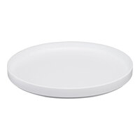 Cal-Mil Hudson 10 1/4" White Low Rim Melamine Plate