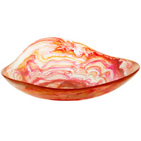 Bon Chef 15 1/4" Triangle Scarlet Resin Bowl