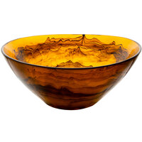 Bon Chef 14" x 12 1/2" Oval Umber Resin Bowl