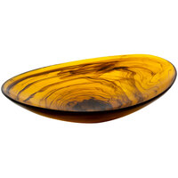 Bon Chef 11" x 7 3/4" Oval Umber Shallow Resin Bowl