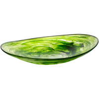 Bon Chef 17 1/4" x 11" Oval Eden Shallow Resin Bowl