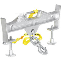 Vestil 2" x 23 3/16" x 14 1/2" Steel Double Swivel Hoist Optioning Hook D-FORK-4-SL - 4000 lb. Capacity