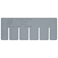 Quantum Gray Short Divider for DG91035 Dividable Grid Container - 6/Pack