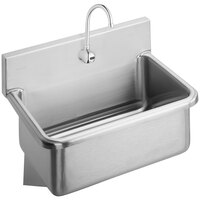 Zurn Elkay EWS2520SACC 25" x 19 1/2" Wall Mounted Hands-Free Sink with Gooseneck Sensor Faucet
