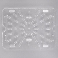 Carlisle 1023507 StorPlus 1/2 Size Clear Polycarbonate Drain Tray