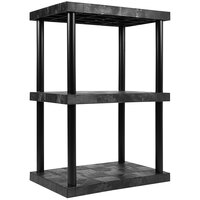 SPC Industrial DuraShelf 51" Plastic Solid Top 3-Shelf System