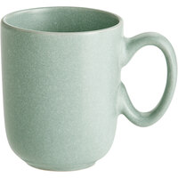 Acopa Pangea 7 oz. Harbor Blue Matte Porcelain Cup - Sample