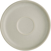 Acopa Pangea 6" Ash Matte Porcelain Saucer - Sample