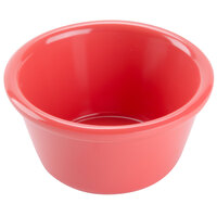 GET RM-400-RO Diamond Mardi Gras 4 oz. Rio Orange Melamine Ramekin - 48/Case