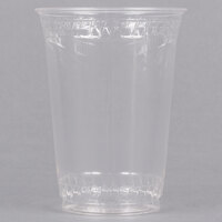 Fabri-Kal GC10 Greenware 10 oz. Compostable Clear Customizable Plastic Cold Cup - 1000/Case