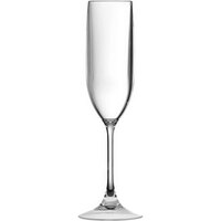 Fortessa Outside 5 oz. Tritan™ Plastic Flute Glass - 24/Case