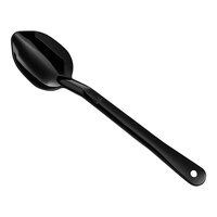 Carlisle 442003 13" Black Salad Bar / Buffet Spoon