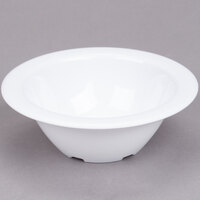 Thunder Group NS304W Nustone White Melamine Fruit / Monkey Dish 5 oz. - 12/Pack