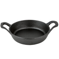 American Metalcraft 18 oz. Pre-Seasoned Mini Cast Iron Round Casserole Dish CIPR6250