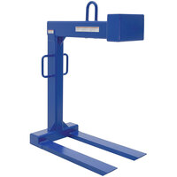 Vestil Steel Overhead Crane and Hoist Pallet Lifter with 42" x 25" Forks HDP-6-42 - 6,000 lb. Capacity