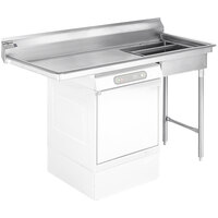 Eagle Group UDT-5L-16/4 60" 16 Gauge Stainless Steel Left Side Undercounter Dishtable
