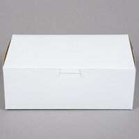 8" x 5" x 3" White Customizable Cake / Bakery Box - 250/Bundle