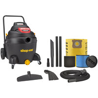 Shop-Vac 9593406 16 Gallon 3.0 Peak HP Carted Polyethylene Wet / Dry Vacuum with Tool Kit