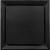 American Louver Company Stratus Black Plaque Diffuser with 12" Neck STR-PQ-12BK