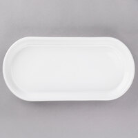 Fiesta® Dinnerware from Steelite International HL412100 White 12" x 5 11/16" Oval China Bread Tray - 6/Case