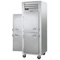 Traulsen G10005P 1 Section Solid Half Door Pass-Through Refrigerator - Left / Right Hinged Doors