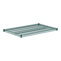 Regency 24" x 36" NSF Green Epoxy Wire Shelf