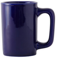 Tuxton BCM-1007 10 oz. Texan Cobalt China Mug - 24/Case