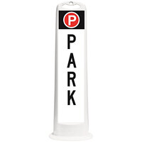 Cortina Trailblazer XL 45" White "Park" Vertical Panel with 15 lb. Base 03-768W-P-15