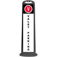 Cortina Trailblazer XL 45" "Valet Parking" Vertical Panel with 15 lb. Base 03-768BLK-VP-15