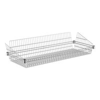 Regency 18" x 48" NSF Chrome Retail Storage Display Basket