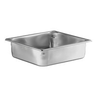 Vollrath 90142 Super Pan 3® 2/3 Size 4" Deep Anti-Jam Stainless Steel Steam Table / Hotel Pan - 22 Gauge