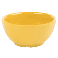 GET B-525-TY Diamond Mardi Gras 16 oz. Tropical Yellow Melamine Bowl - 24/Case