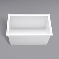 Bon Chef EZ Fit 5" Deep White Melamine Quarter-Size Food Pan M-EZ-14-5