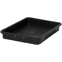 Quantum 22 1/2" x 17 1/2" x 3" Black Conductive Dividable Grid Container DG93030CO