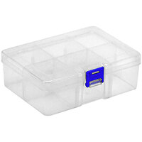 Quantum 4 3/4" x 6 3/4" x 2 1/4" Compartment Storage Box with Adjustable Dividers QB300