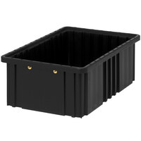 Quantum 16 1/2" x 10 7/8" x 6" Black Conductive Dividable Grid Container DG92060CO