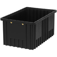 Quantum 16 1/2" x 10 7/8" x 8" Black Conductive Dividable Grid Container DG92080CO