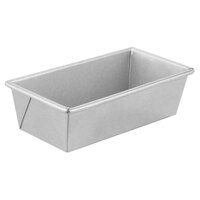 Chicago Metallic 41065 3/4 lb. Glazed Aluminized Steel Bread Loaf Pan - 8" x 4" x 2 1/2"