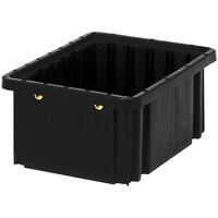 Quantum 10 7/8" x 8 1/4" x 5" Black Conductive Dividable Grid Container DG91050CO