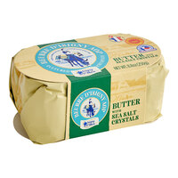 Isigny Sainte-Mere PDO Churned Butter with Sea Salt Crystals 8.8 oz. - 20/Case