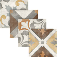 Abert Domino 7 7/8" x 7 7/8" Tan Tile Display by Arc Cardinal - 25/Case