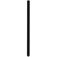 Plasticade Power Post 72" x 1 3/4" Black Square Plastic Post with Pre-Drilled Holes 8672-BK-1PK