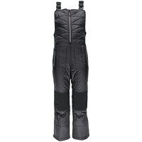 RefrigiWear Women's Black Diamond Quilted Bib Overalls 0425RBLKMED - Medium