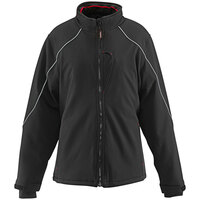 RefrigiWear Women's Black Insulated Softshell Jacket