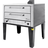 Peerless CW61P Double Deck Pizza Oven with 1" Pizza Stones - 60,000 BTU