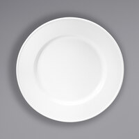 Oneida Classic by 1880 Hospitality F1000000157 11 1/4" Cream White Porcelain Plate - 12/Case