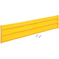 Vestil 15" x 65 7/8" Yellow Bolt-On 3 Rib Guard Rail GR-F3R-BO-6-YL